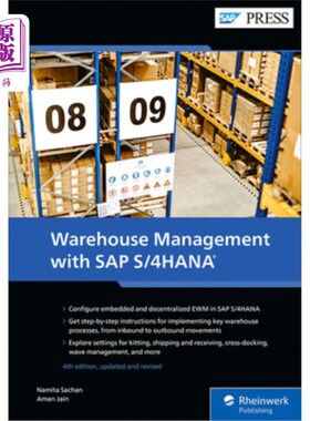 海外直订Warehouse Management with SAP S/4hana: Embedded and Decentralized Ewm 基于SAP S/4hana的仓库管理：嵌入式和分