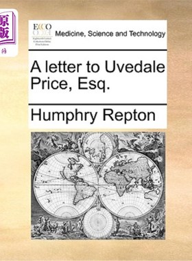 海外直订医药图书A Letter to Uvedale Price, Esq. 给Uvedale Price先生的信