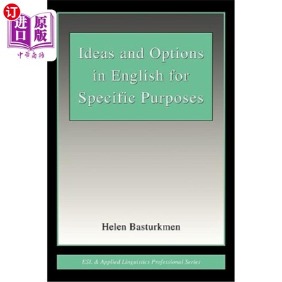 海外直订Ideas and Options in English for Specific Purposes 特定目的的英语想法和选择