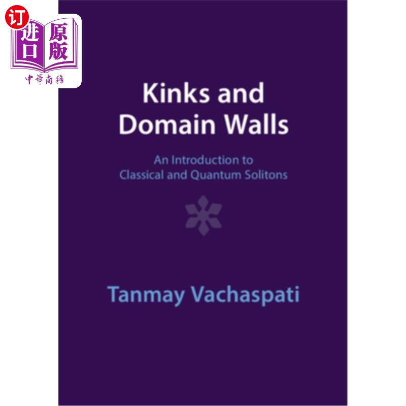 海外直订Kinks and Domain Walls 扭结和领域墙