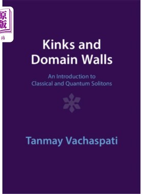 海外直订Kinks and Domain Walls 扭结和领域墙