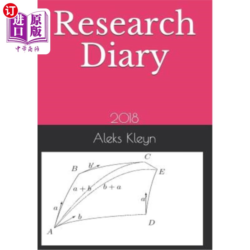 海外直订Research Diary: 2018 研究日记：2018