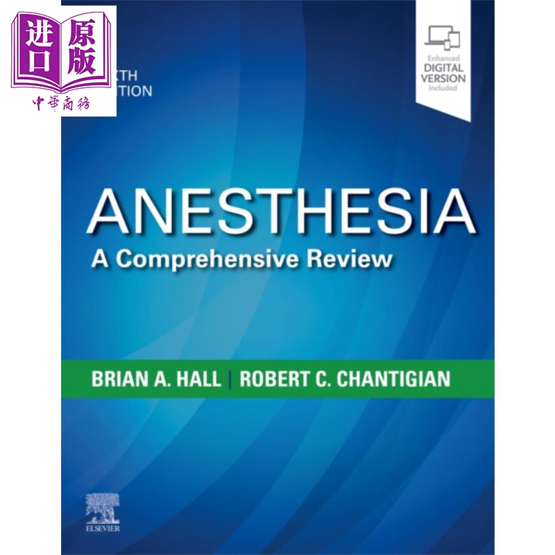 现货麻醉全面纵览第6版 Anesthesia: A Comprehensive Review英文原版 Mayo Foundation Brian A Hall【中商原版】Elsevier-封面