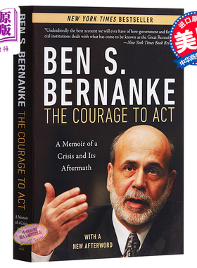 预售 2022年诺贝尔经济学奖 美联储前主席本伯南克 行动的勇气 危机及其后果回忆录 英文原版 The Courage to Act Ben Bernanke中?