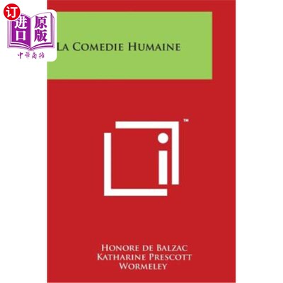 海外直订法语 La Comedie Humaine 喜剧 Humaine