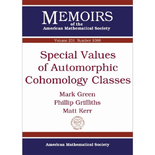 现货 P·格列菲斯：自同构上同调类的特殊值 英文原版 Special Values of Automorphic Cohomology Classes Phillip 【中商原版】