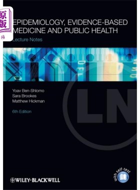 海外直订医药图书Lecture Notes - Epidemiology, Evidence-Based Medicine and Public Health 6e 课堂讲稿:流行病学，循证