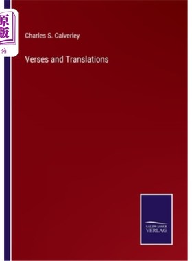 海外直订Verses and Translations 诗歌和翻译