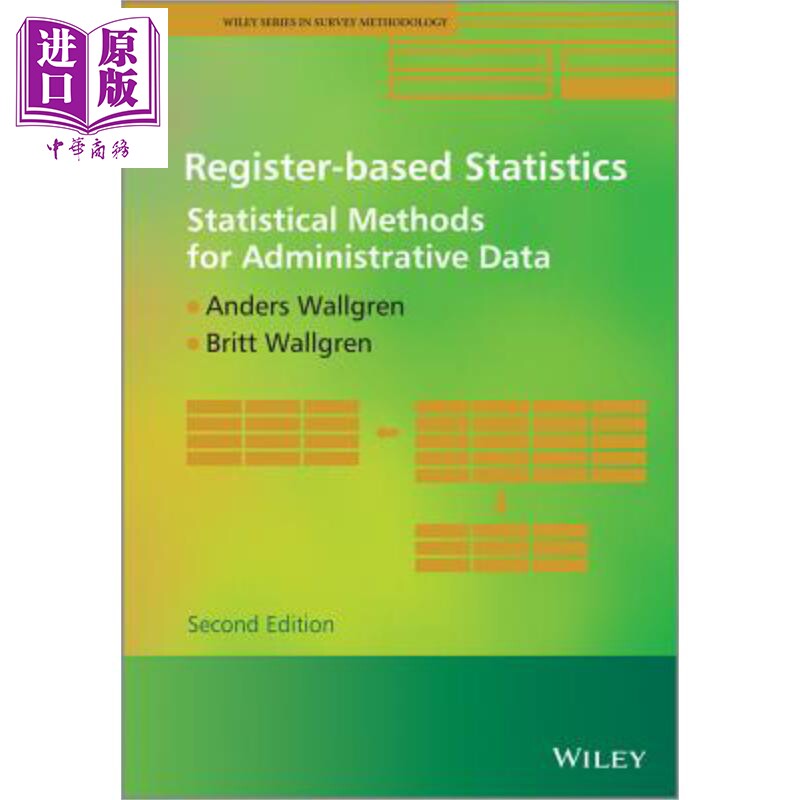 现货 基于记录的统计学 Register 英文原版 Anders Wallgren 中商原版 Wiley【中商原版】