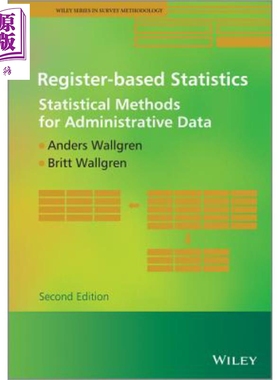 现货 基于记录的统计学 Register 英文原版 Anders Wallgren 中商原版 Wiley【中商原版】