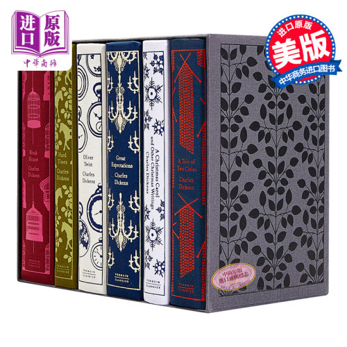 企鹅布纹经典 企鹅布面经典 狄更斯作品六本 Major Works of Charles Dickens 英文原版 Charles Dickens 英文系列收藏套装 ?