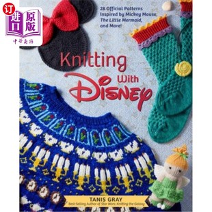 Official with 与迪士尼编织 小 海外直订Knitting Little Patterns Disney Mouse Mickey Inspired 受米老鼠 the