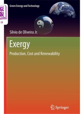 海外直订Exergy: Production, Cost and Renewability (火用):生产、成本和可再生