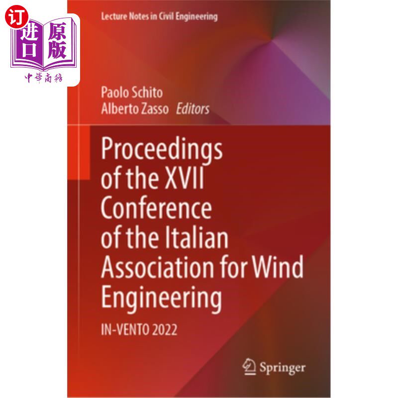 海外直订Proceedings of the XVII Conference of the Italian Association for Wind Engineeri Proceeding