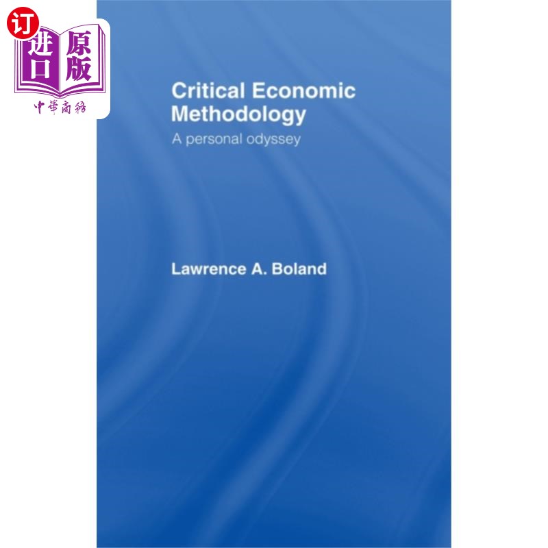 海外直订Critical Economic Methodology 批判经济学方法论