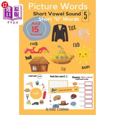 海外直订Picture Words: Short Vowel Sound vol.5 Short 