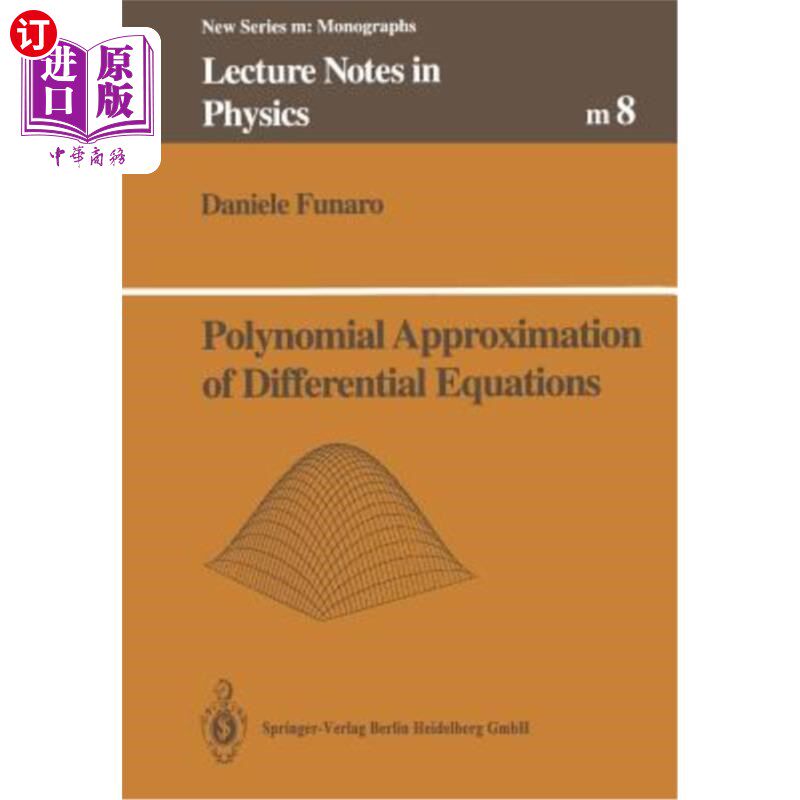 海外直订Polynomial Approximation of Differential Equations 微分方程的多项式逼近
