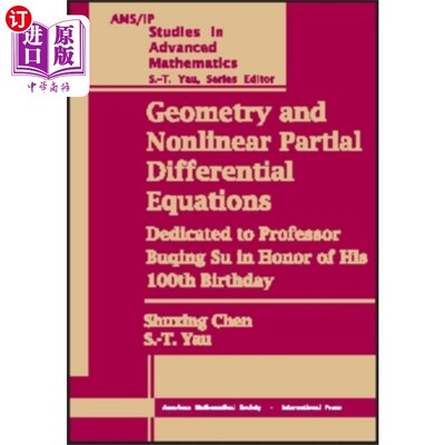 海外直订Geometry and Nonlinear Partial Differential Equa... 几何与非线性偏微分方程