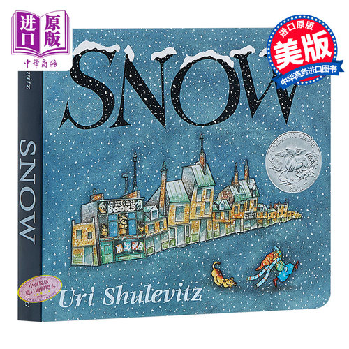 【中商原版】下雪了 英文原版 Snow 凯迪克银奖绘本 Uri Shulevitz 自然变化 尤里舒利瓦 生命真谛 纸板书 3-6岁 经典名家儿?