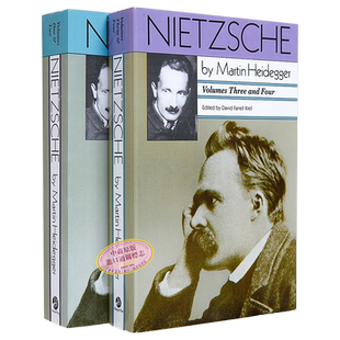 尼采1-4卷 海德格尔 英文原版 Nietzsche Volumes1-4 Martin Heidegger 哲学理论与方法 社科哲学【中商原版】