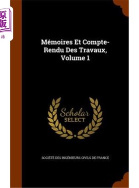 海外直订Memoires Et Compte-Rendu Des Travaux, Volume 1 特拉沃回忆录和合集，第一卷
