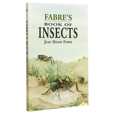 昆虫记原版 法布尔昆虫记 豆瓣高分 英文原版 Fabre's Book of Insects Fabre【中商原版】