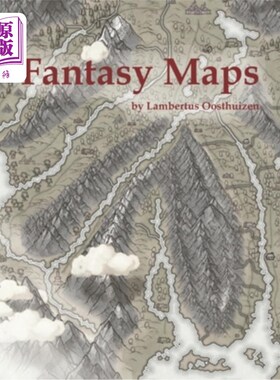 海外直订Fantasy Maps: Maps of worlds, regions, cities and dungeons. 幻想地图:世界，地区，城市和地下城的地图。
