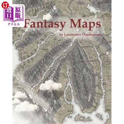 海外直订Fantasy Maps: Maps of worlds, regions, cities and dungeons. 幻想地图:世界，地区，城市和地下城的地图。