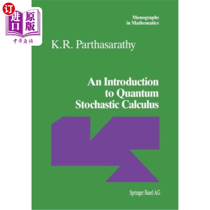 海外直订An Introduction to Quantum Stochastic Calculus 量子随机微积分导论