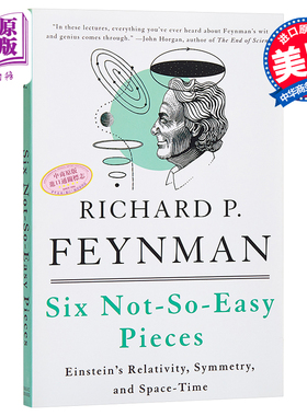 【中商原版】6件不那么容易的事情 爱因斯坦的相对论 对称性和时空 英文原版 Six Not-So-Easy Pieces Einstein 物理学 科普?