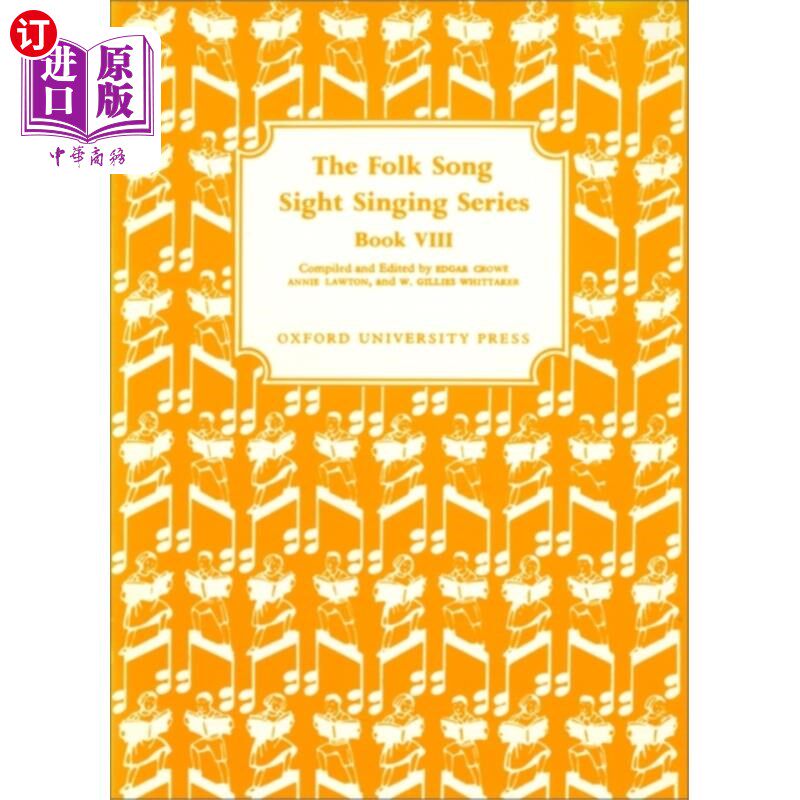 海外直订Folk Song Sight Singing Book 8 民歌景唱书8