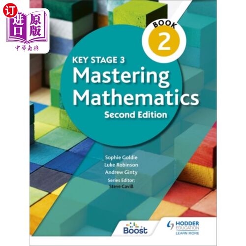 海外直订Key Stage 3 Mastering Mathematics Book 2 关键阶段3掌握数学书2