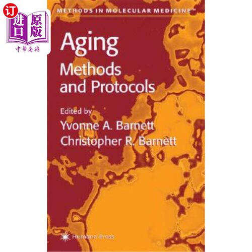 海外直订医药图书Aging Methods and Protocols 老化方法和协议