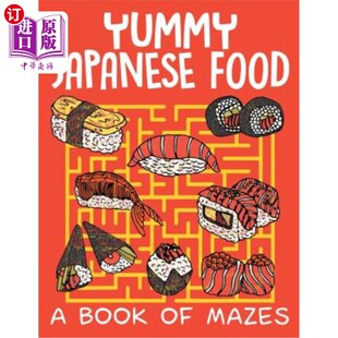 海外直订Yummy Japanese Food (A Book of Mazes) 美味的日本菜(一本迷宫书)