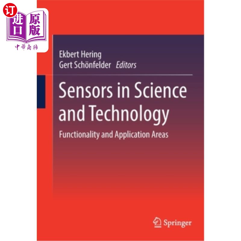 海外直订Sensors in Science and Technology: Functionality and Application Areas 科学和技术中的传感器:功能和应用领域