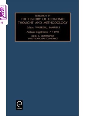 海外直订John R. Commons's Investigational Economics 约翰R。下议院调查经济学