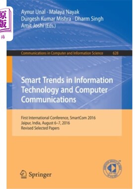 海外直订Smart Trends in Information Technology and Computer Communications: First Intern 信息技术和计算机通信的智能