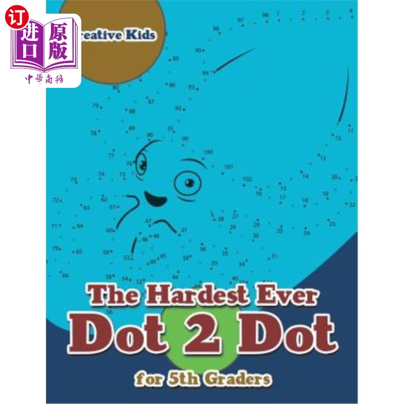 海外直订The Hardest Ever Dot 2 Dot for 5th Graders 五年级最难的2点