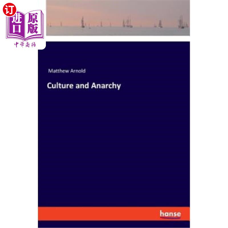 海外直订Culture and Anarchy 文化与无政府状态