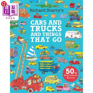 海外直订Cars and Trucks and Things That Go 汽车,卡车和移动的东西