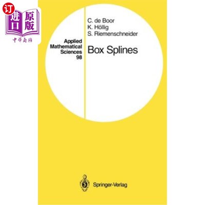 海外直订Box Splines 箱形样条