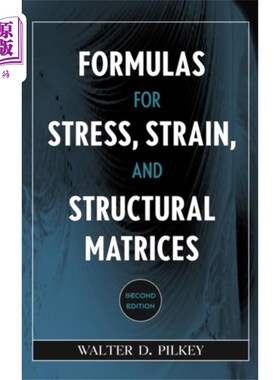 海外直订Formulas for Stress, Strain and Structural Matri... 应力、应变和结构矩阵的公式2e