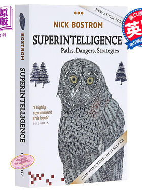 【中商原版】超智能：路线图、危险性与应对策略 英文原版 Superintelligence：Paths, Dangers, Strategies 人工智能 计算机