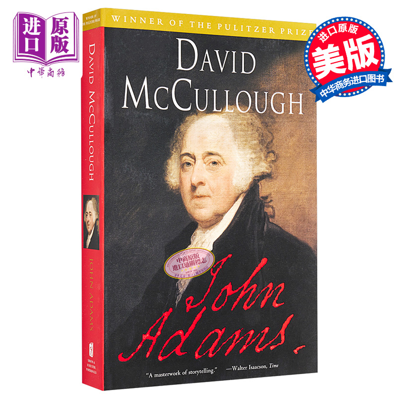 【中商原版】约翰·亚当斯 英文原版John Adams英文原版进口书 名人传记