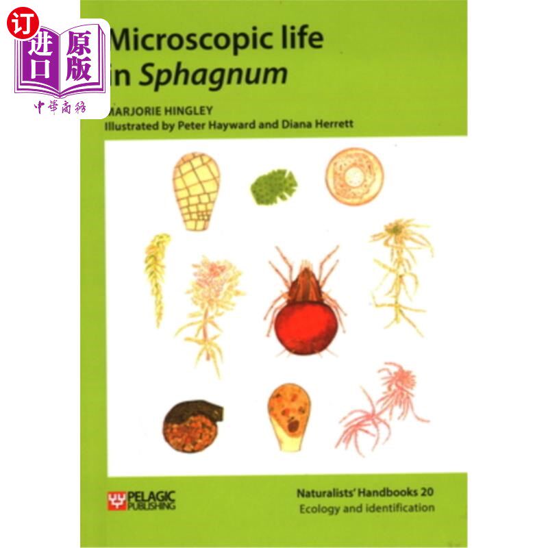 海外直订Microscopic life in Sphagnum 泥炭菌中的微观生命
