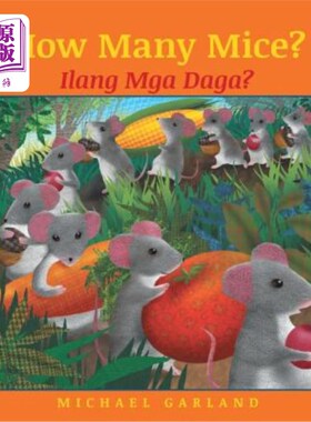 海外直订How Many Mice? / Tagalog Edition: Babl Children's Books in Tagalog and English 有多少只老鼠？/塔加洛语版：