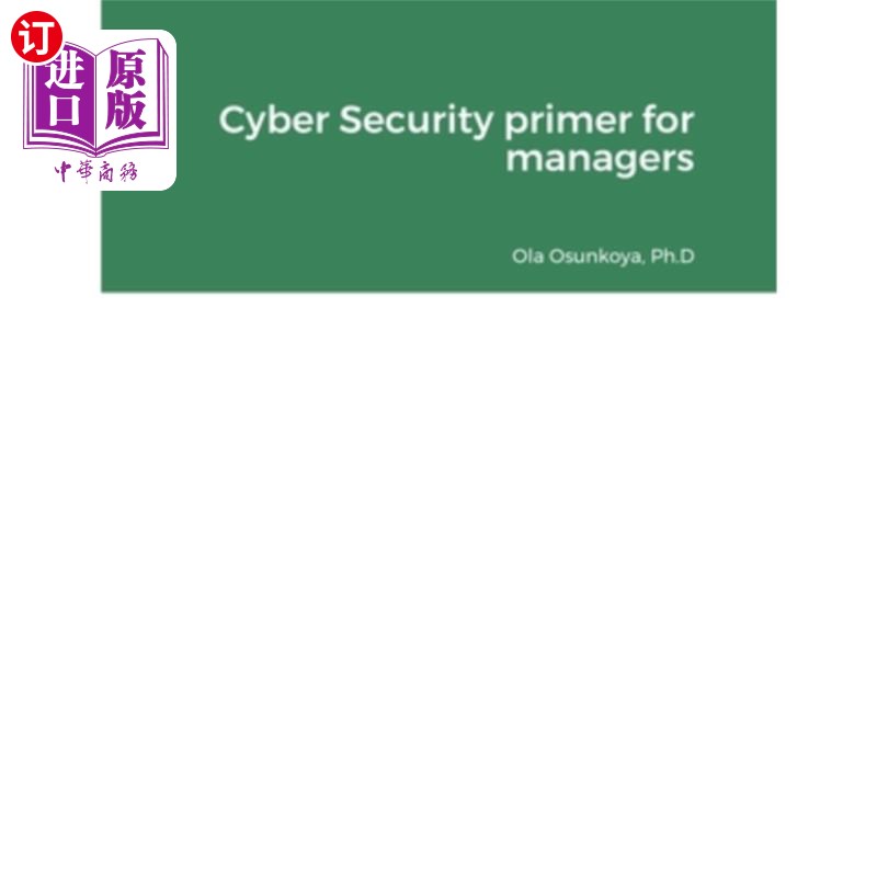 海外直订Cyber Security primer for managers 安全初级经理