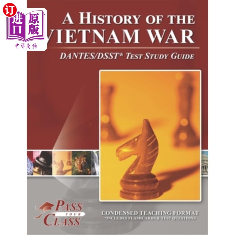 海外直订A History of the Vietnam War DANTES/DSST Test Study Guide 越南战争的历史DANTES/DSST测试学习指南