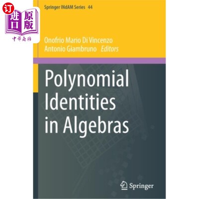 海外直订Polynomial Identities in Algebras 代数中的多项式恒等式