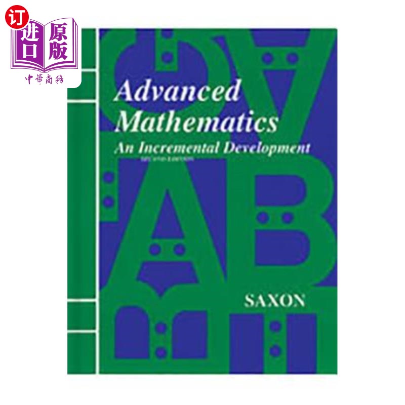海外直订Saxon Advanced Math Answer Key & Tests Second Edition 萨克森高级数学答案与测试第二版
